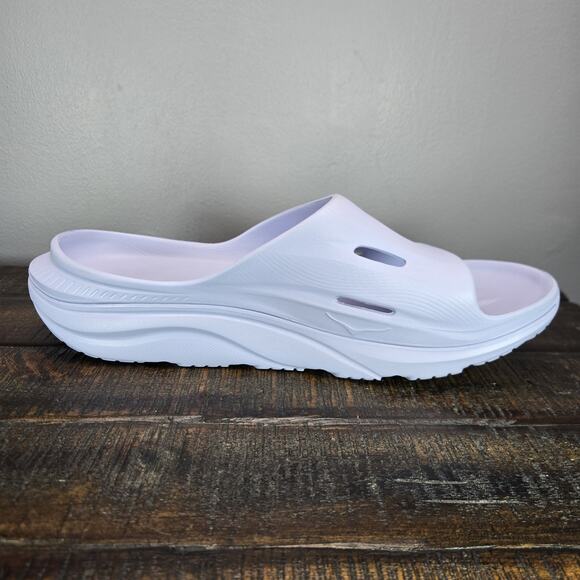 NEW HOKA One One Ora Recovery Slides 3 Mens Size 14 Beach Sandals Purple main image 7